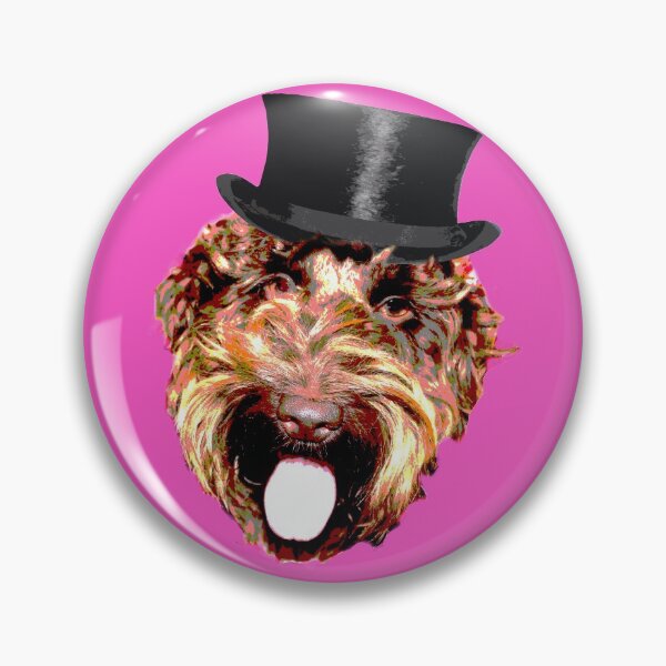 Item preview, Cockapoo in a Top Hat (Pink) designed and sold by LearsInteriors.