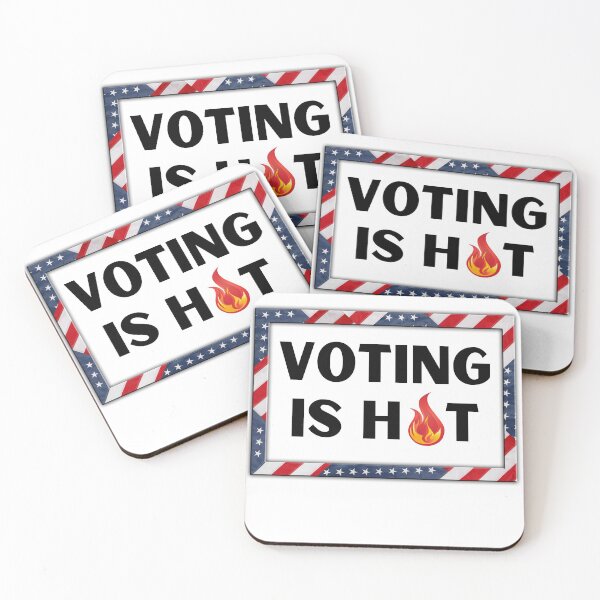 Item preview, Voting Is Hot USA designed and sold by AutumnVibeShop.