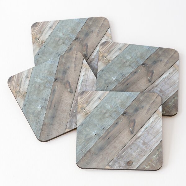 Item preview, Rustic Woodgrain Distressed Blue Grey BarnWood designed and sold by IamTrending.