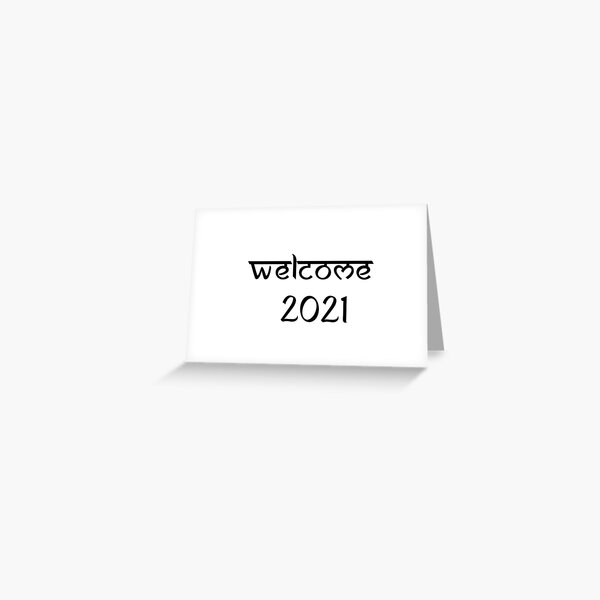 Item preview, Welcome 2021 designed and sold by Store Artilia.