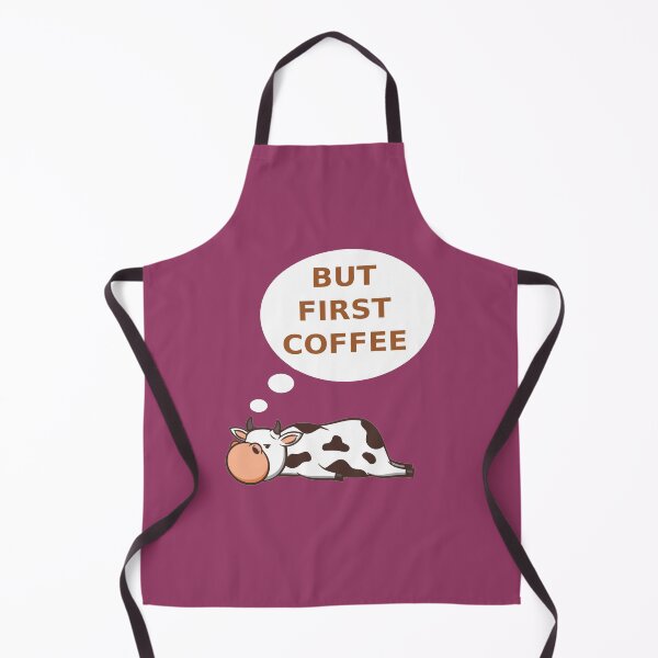 Item preview, Funny Cow But First Coffee For Coffee Lover designed and sold by kammoe.