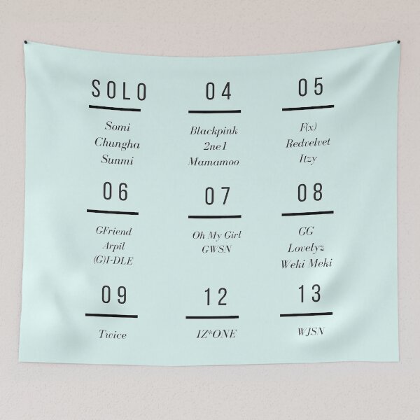 Item preview, kpop girl group calendar designed and sold by arorar.