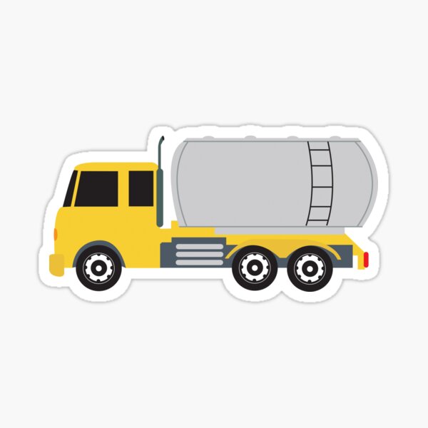 Tanker Truck Transportation Trucks Sticker