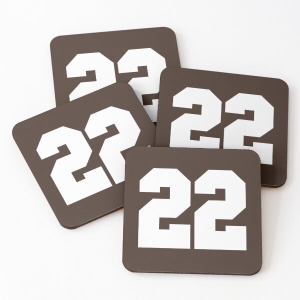 Item preview, 22 Number Cleveland Sports Twenty-Two Brown Jersey designed and sold by HelloFromAja.