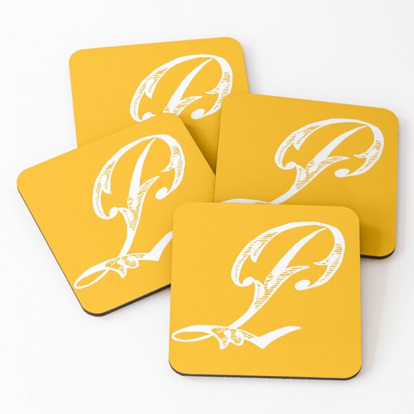 Item preview, Vintage Stylish White Mustard Yellow Monogram Letter Q designed and sold by Vintage-TM.