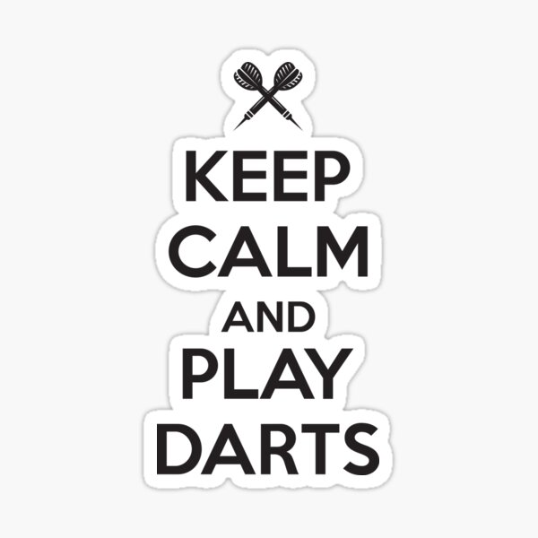 Item preview, Keep calm and play darts designed and sold by nektarinchen.