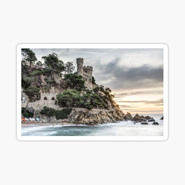 Castillo D'en Plaja (Lloret de Mar, Cataluña) Pegatina