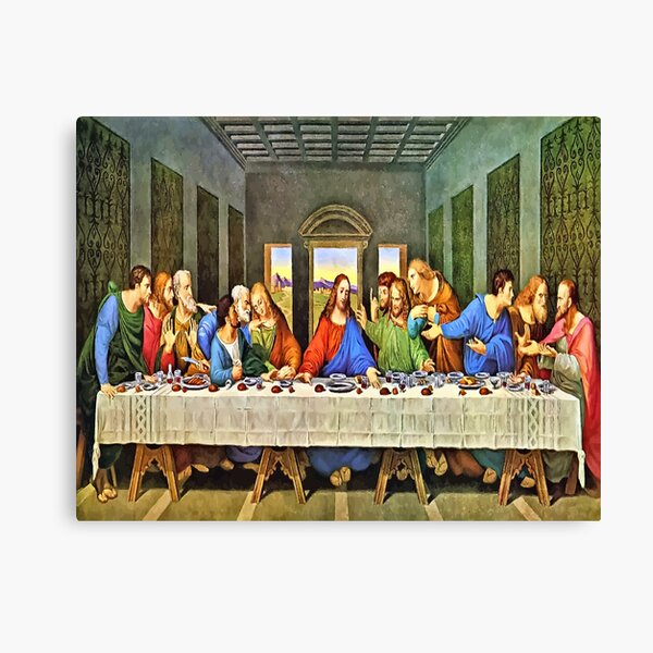 The Laat Supper Of Jesus Canvas Print