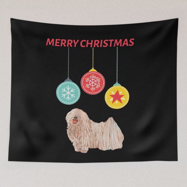Item preview, Komondor Merry Christmas designed and sold by joabaj.