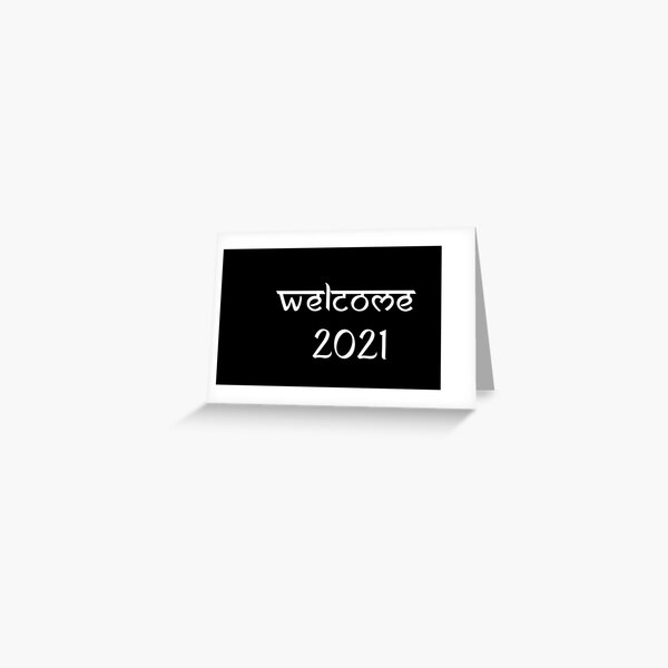 Item preview, Welcome 2021( White ) designed and sold by Store Artilia.