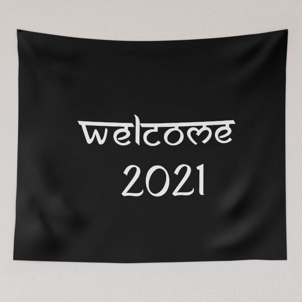 Item preview, Welcome 2021( White ) designed and sold by Store Artilia.