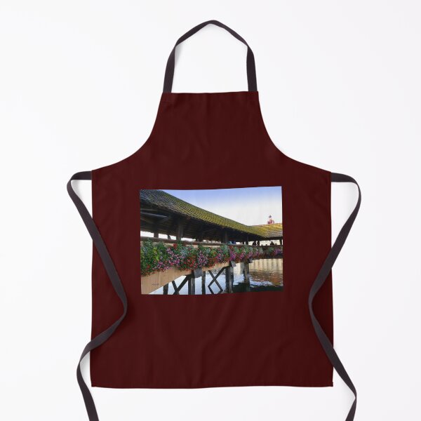 Item preview, Lucerne Bridge with flowers designed and sold by Shiva77.