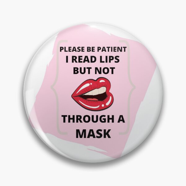 Item preview, ASL I Read Lips But Not Through A Mask designed and sold by Beluved.