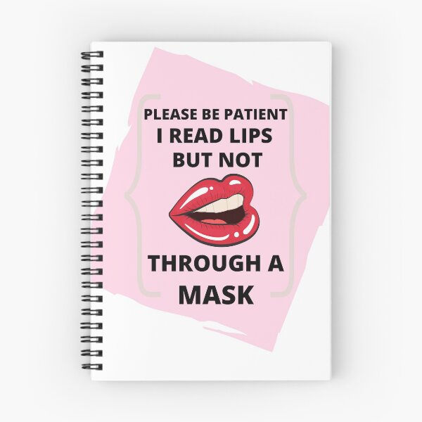 Item preview, ASL I Read Lips But Not Through A Mask designed and sold by Beluved.
