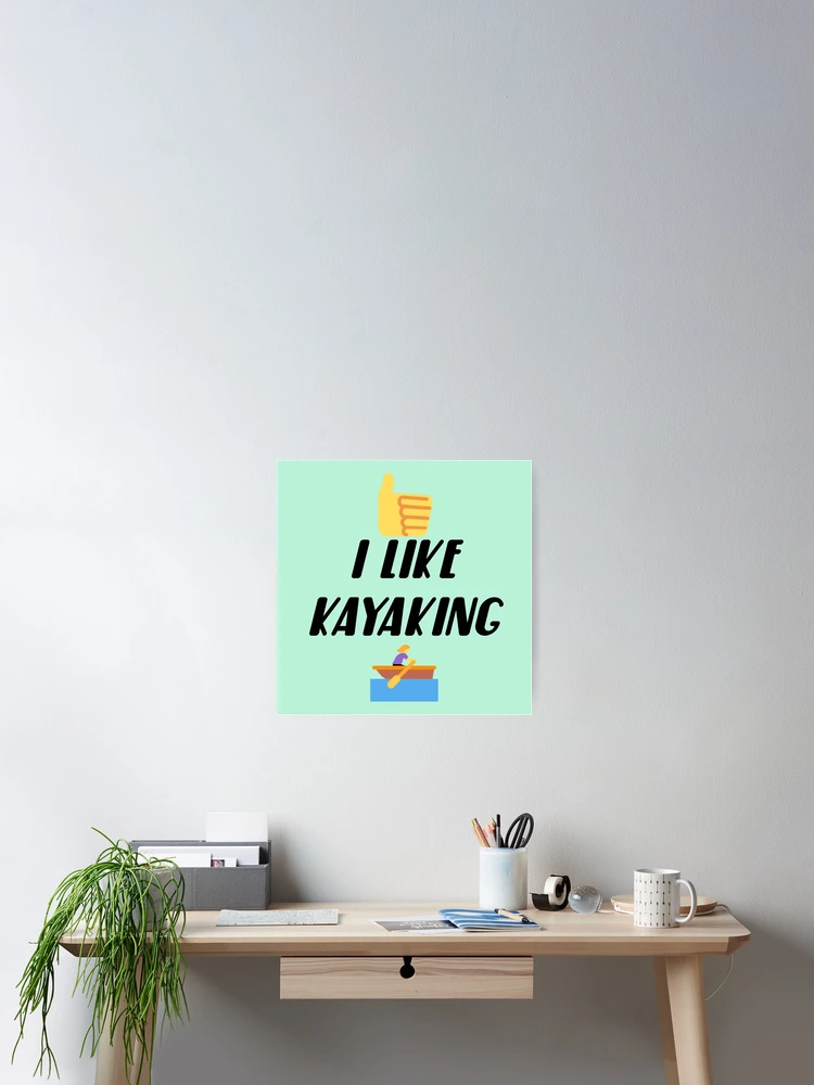 Thumbnail 2 of 3, Poster, Kayaking designed and sold by BeEffervescent.