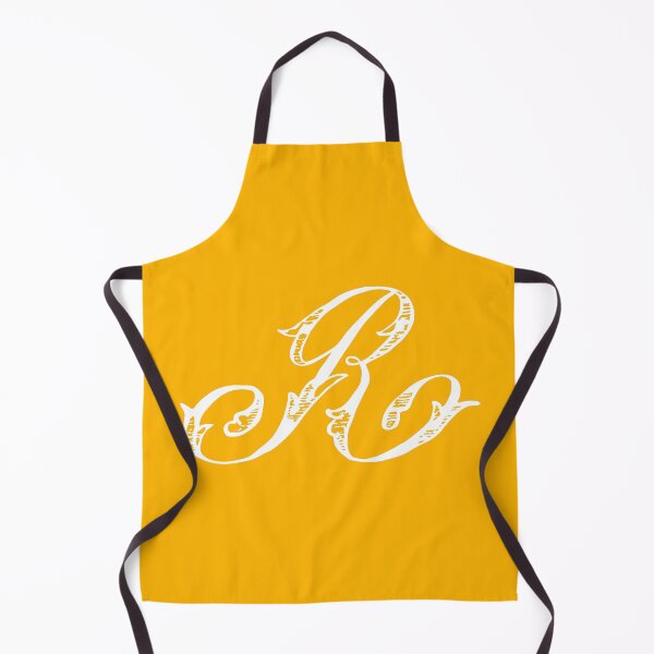 Item preview, Vintage Stylish White Mustard Yellow Monogram Letter R designed and sold by Vintage-TM.