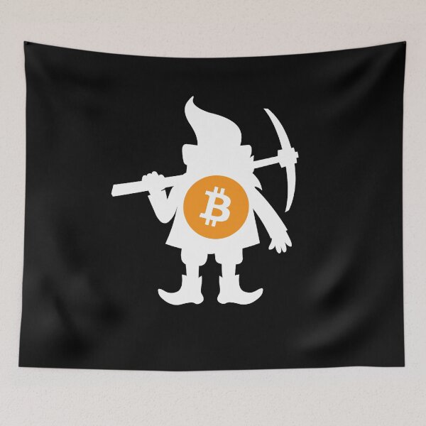Item preview, Bitcoin Miner Gnome Mining designed and sold by funnytshirtemp.
