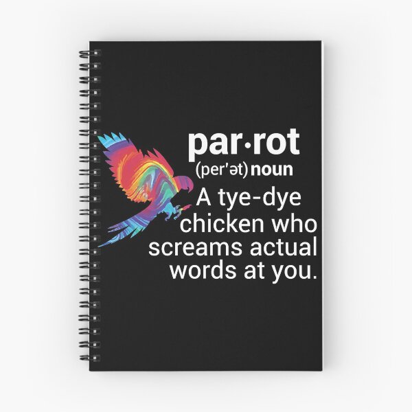 Item preview, Parrot Definition - Chicken who screams actual words at you T-Shirt designed and sold by EliseJenkins.