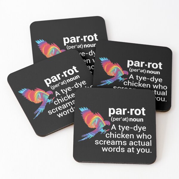Item preview, Parrot Definition - Chicken who screams actual words at you T-Shirt designed and sold by EliseJenkins.
