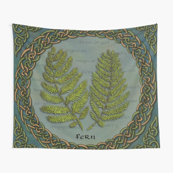 Celtic Ferns Tapestry