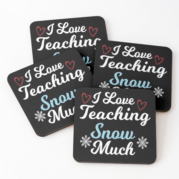 Aperçu de l'œuvre J'aime beaucoup enseigner la neige créée et vendue par Life Shop.