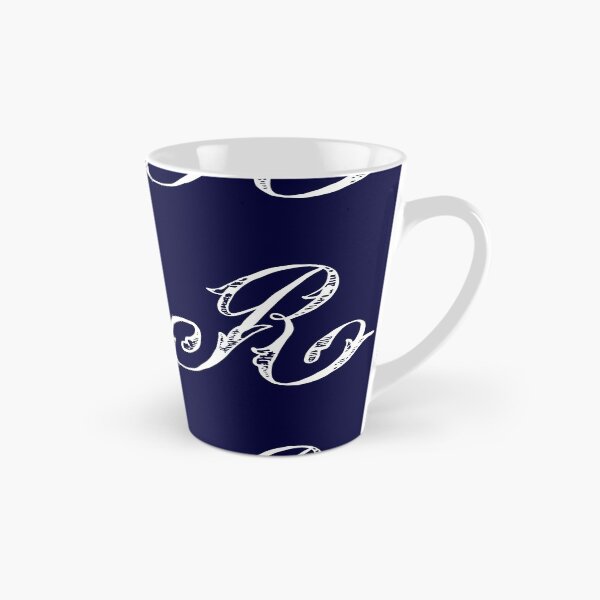 Item preview, Vintage Stylish White Navy Blue Monogram Letter R designed and sold by Vintage-TM.