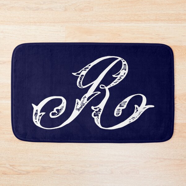 Item preview, Vintage Stylish White Navy Blue Monogram Letter R designed and sold by Vintage-TM.