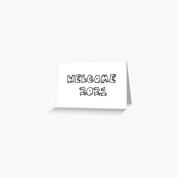 Item preview, Welcome 2021 designed and sold by Store Artilia.