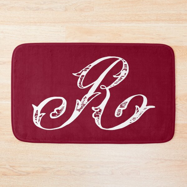 Item preview, Vintage Stylish White Burgundy Red Monogram Letter R designed and sold by Vintage-TM.