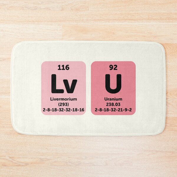 Item preview, Love you periodic table designed and sold by Eenig.