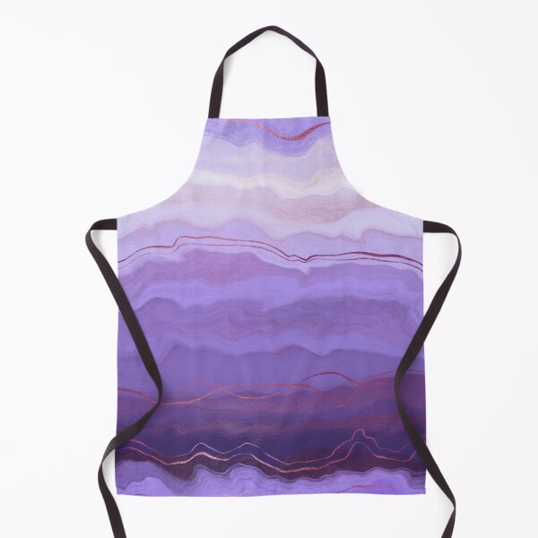 Item preview, Abstract Purple Morning - Dark Purple and Gold designed and sold by Squarebird.