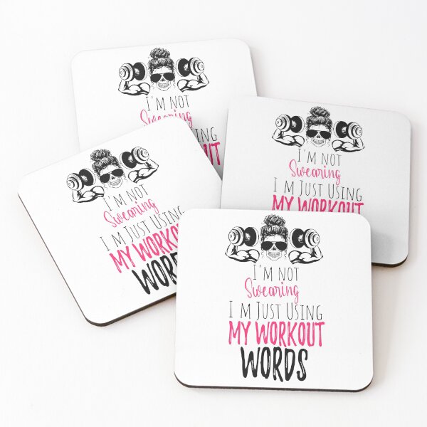 Item preview, I'm Not Swearing I'm Using my Workout Words - Funny Motivational Saying  designed and sold by Run to Creations.