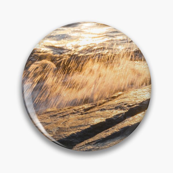 Item preview, Golden Shower on the Rocks - Slo Mo Waves and Sunshine designed and sold by Georgia Mizuleva.