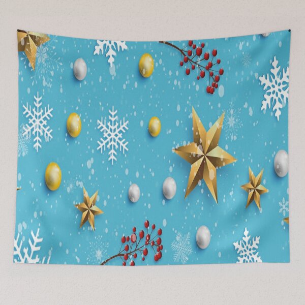 Item preview, Golden Christmas Pattern designed and sold by customgiftstore.