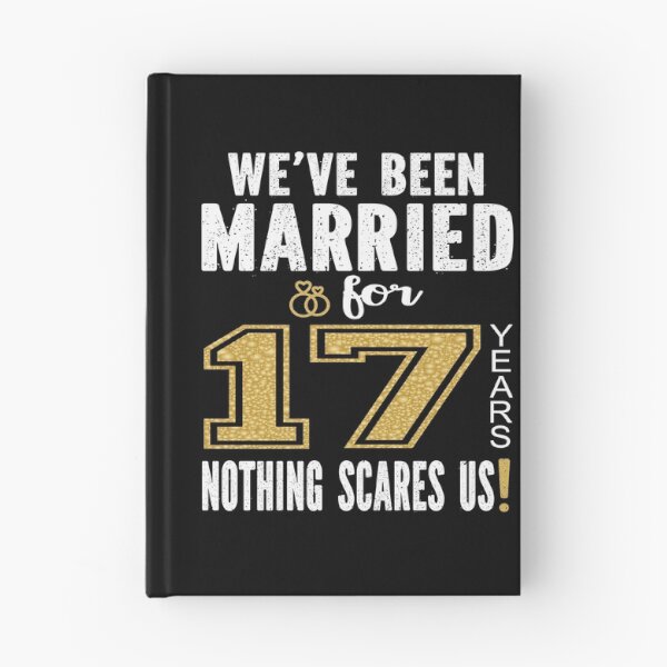 Item preview, We've Been Married For 17 Years Nothing Scares Us Couples print designed and sold by Grabitees.