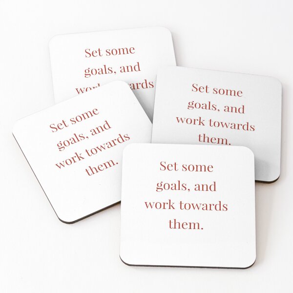 Item preview, Set some goals design. designed and sold by Andrew Hopgood.