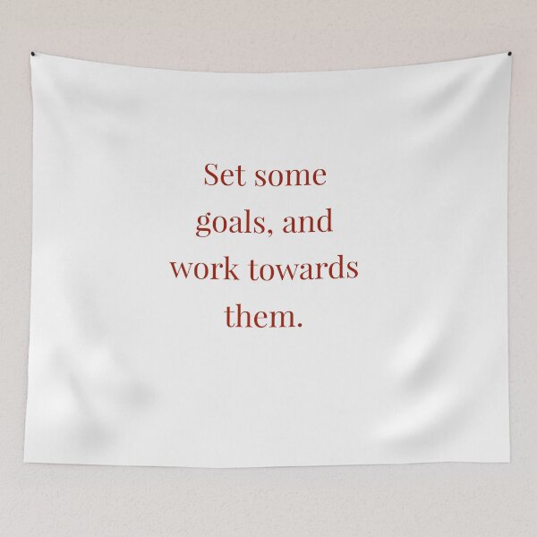 Item preview, Set some goals design. designed and sold by Andrew Hopgood.