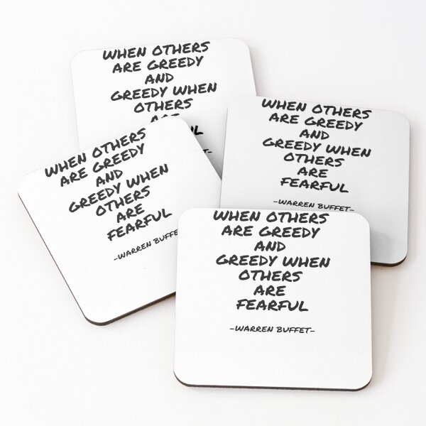 Item preview, Warren Buffet - Be fearful when others are greedy and greedy when others are fearful designed and sold by appleofyoureye.