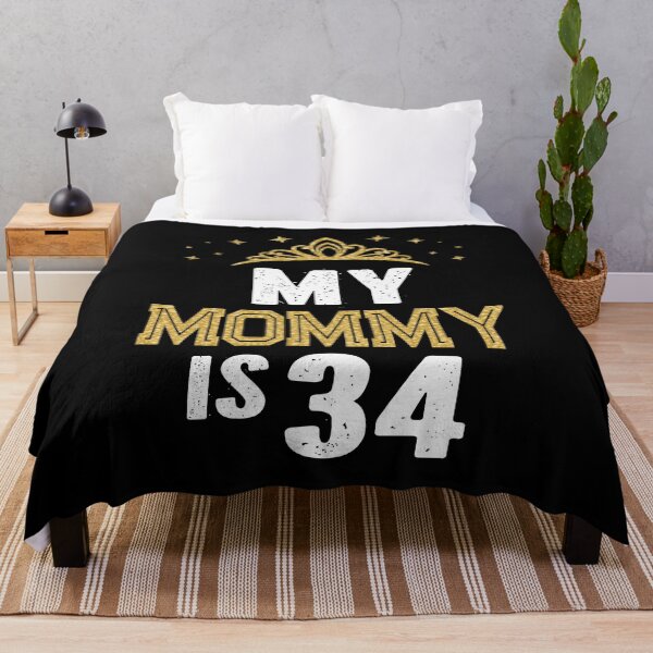 Item preview, My Mommy is 34 Years Old 34th Mom's Birthday Gift For Her design designed and sold by Grabitees.