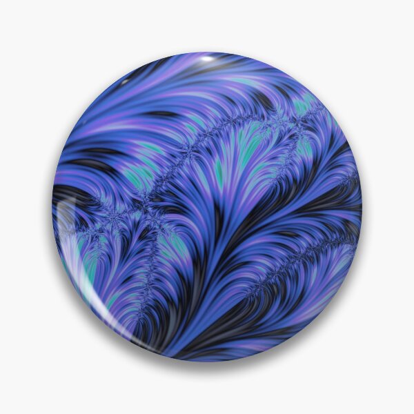 Item preview, Feathery Fun (Blue) | Classy Fractal Art designed and sold by JillyJ05.