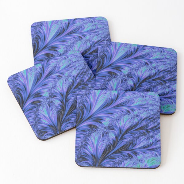Item preview, Feathery Fun (Blue) | Classy Fractal Art designed and sold by JillyJ05.