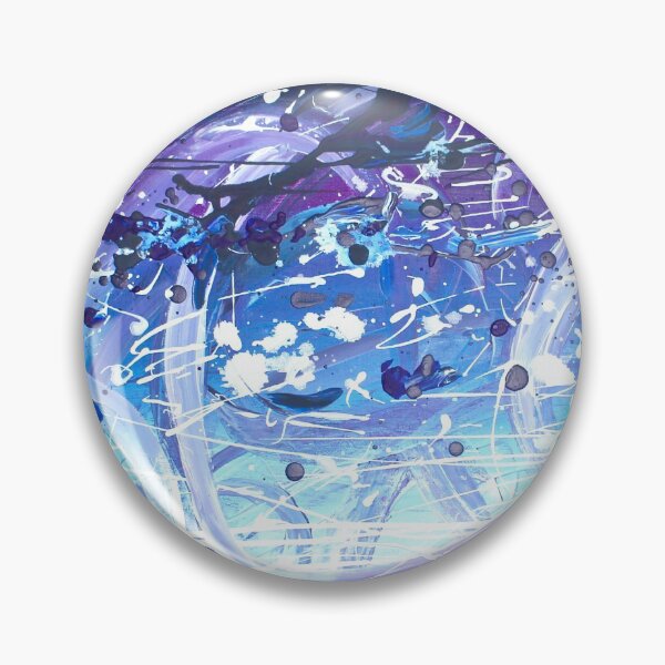 Item preview, Breakthrough Blues Abstract Painting designed and sold by Ashley Baldwin.