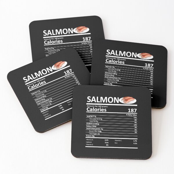 Item preview, Salmon Nutritional Value Funny Festive Holiday designed and sold by fatamyfan1.