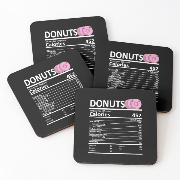 Item preview, Donuts  Nutritional Value Funny Festive Holiday designed and sold by fatamyfan1.