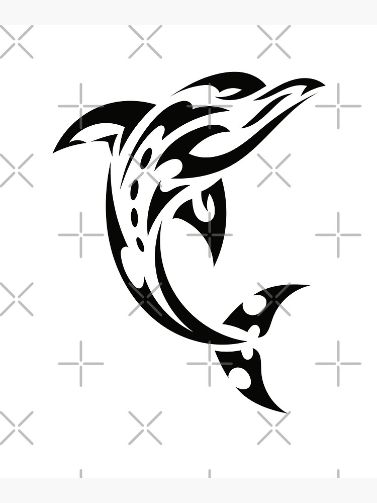 Beautiful small dolphin tattoo - Tattoogrid.net