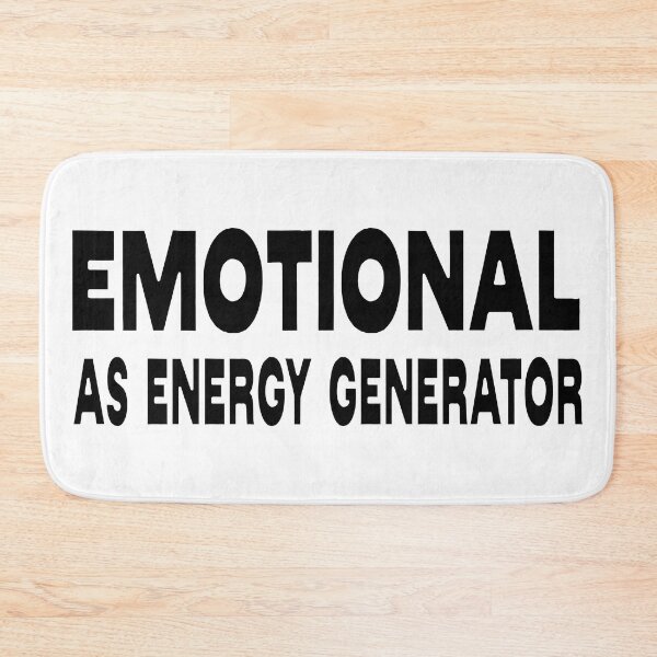 Item preview,  EMOTIONAL AS ENERGY GENERATOR - EMOTIONAL SLOGAN designed and sold by Ralek.
