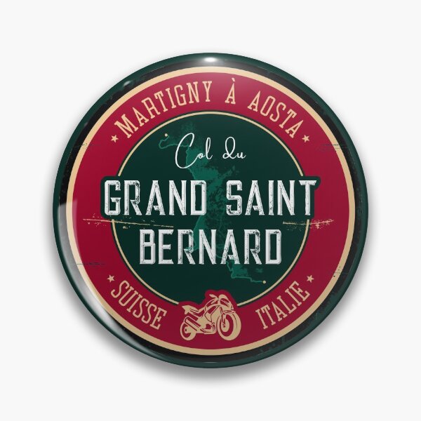 Item preview, Pegatina y camiseta para moto Col Du Grand Saint Bernard Suiza designed and sold by ROADTROOPER.