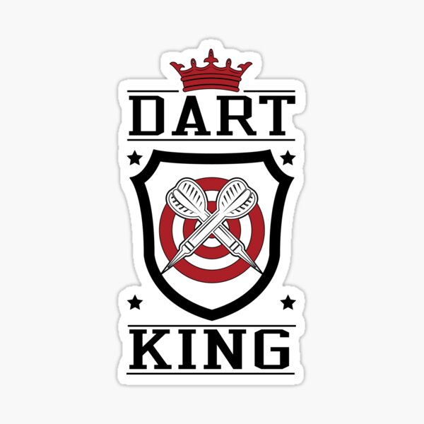 Dart King Sticker
