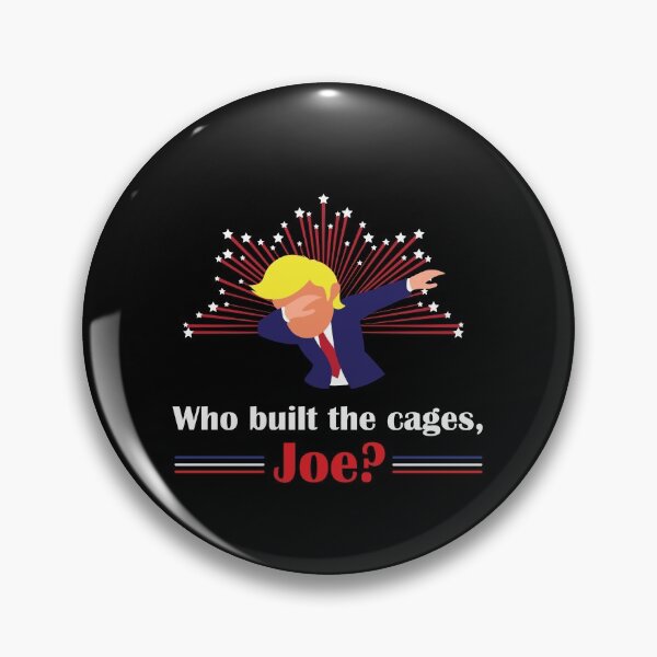 Item preview, Dabbing Trump Who built the cages, Joe? Final presidential debate between Joe Biden and Donald Trump designed and sold by anins-azuree.