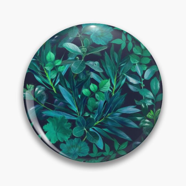 Item preview, Nighttime Garden in Emerald and Teal designed and sold by micklyn.